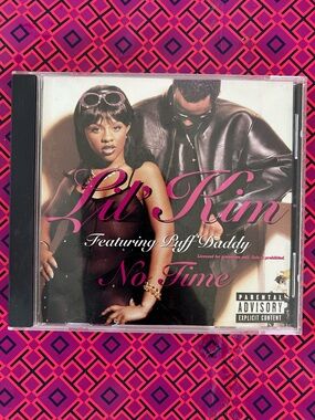 Lil' Kim Featuring Puff Daddy – No Time (Pink & Black) CD